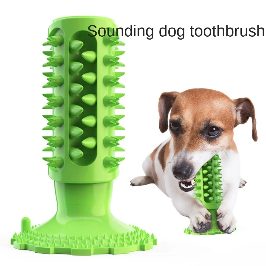 

Резиновая собака игрушки, игрушки для собак Зубная щётка для чистки зубов звуковая игрушка для собак домашних животных Зубная щётка es чистк...