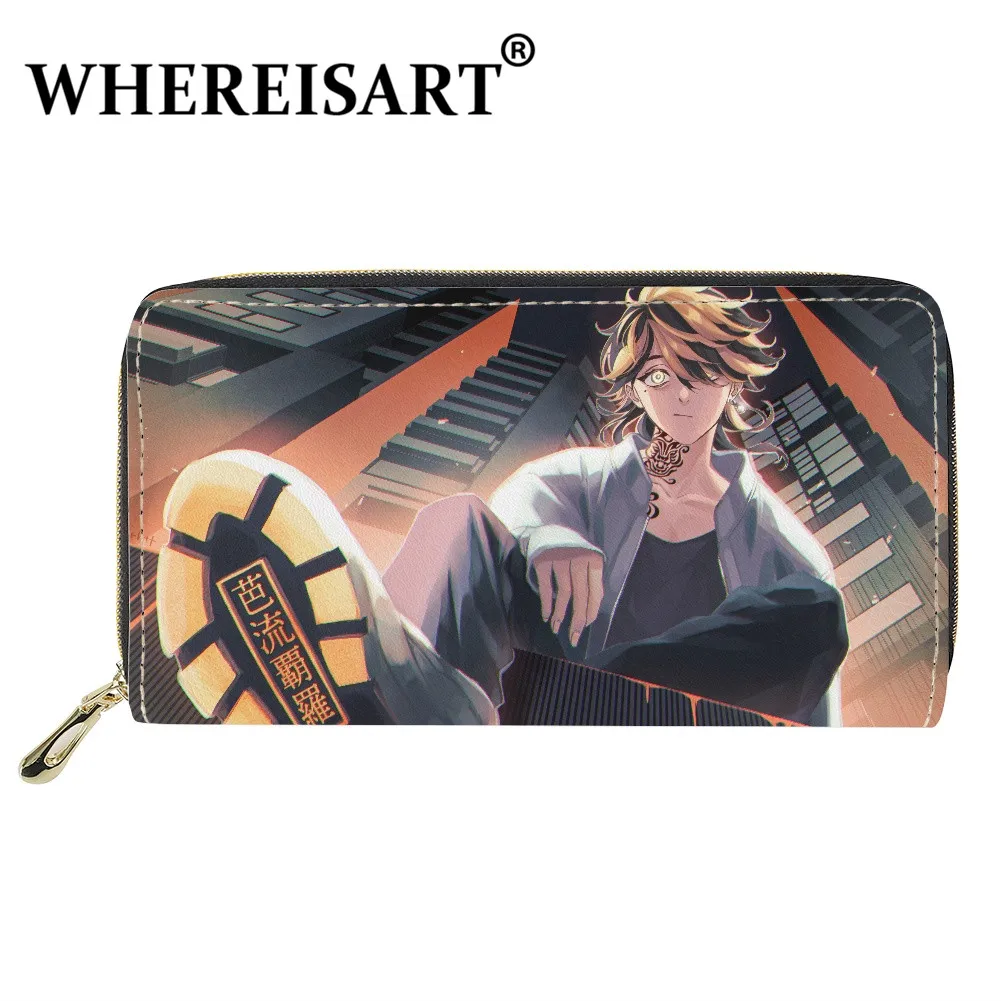 WHEREISART Luxury Design Anime Tokyo Revengers Women PU Leather Long Wallet Porcelain Kazutora Pattern Money Credit Card Purses
WHEREISART Luxury Design Anime Tokyo Revengers Women PU Leather Long Wallet Porcelain Kazutora Pattern Money Credit Card Purses