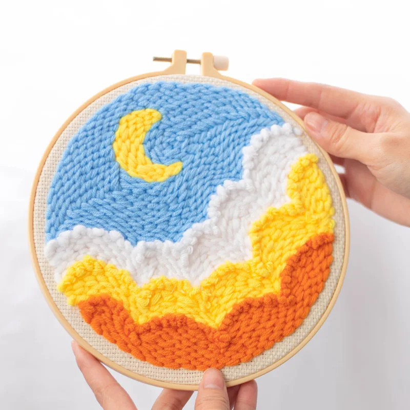 DIY Crafts Kits Cartoon 3D Poking Kids Adults Art Craft Needlework Creativity Embroidery Stitching with Hoop Frame Modern Sewing
DIY Crafts Kits Cartoon 3D Poking Kids Adults Art Craft Needlework Creativity Embroidery Stitching with Hoop Frame Modern Sewing
