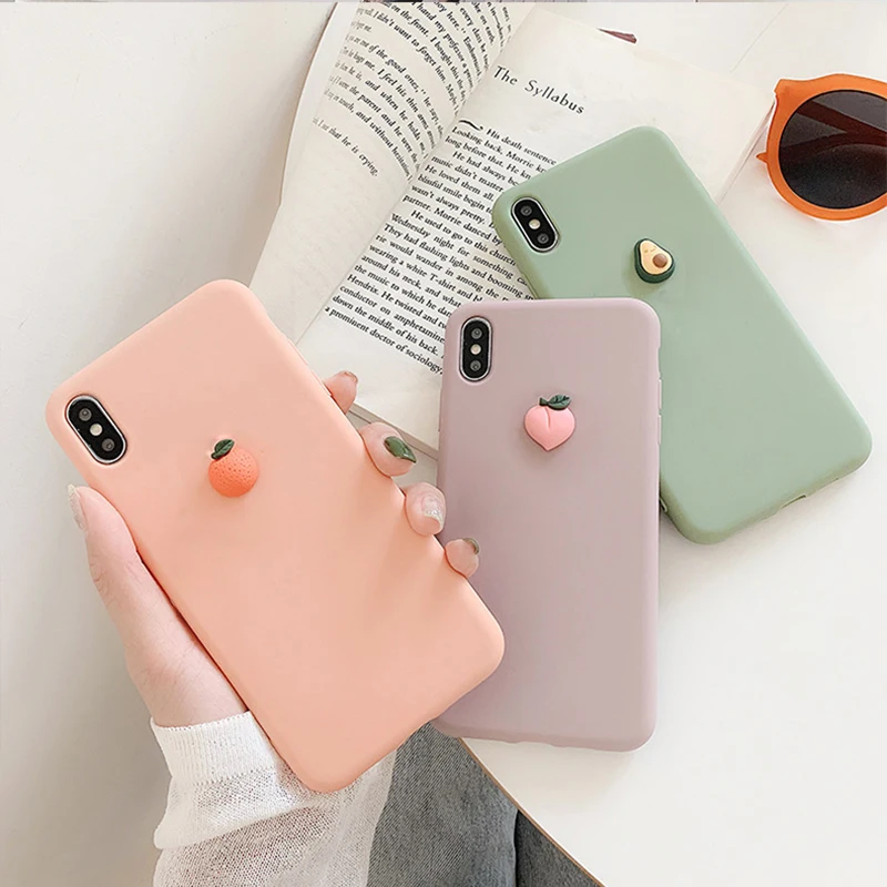 Милый Матовая 3D фрукты чехол для samsung Galaxy A10 A20 A30 A40 A50 A60 A70 A80 A90 прекрасный банан