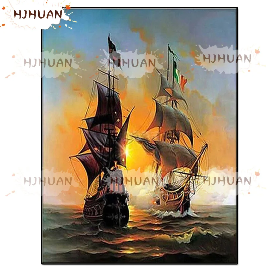 Алмазная живопись «сделай сам», закат, морской пейзаж, парусная лодка, полная выкладка/круглая дрель, распродажа, алмазная картина Стразы, д... 
Алмазная живопись «сделай сам», закат, морской пейзаж, парусная лодка, полная выкладка/круглая дрель, распродажа, алмазная картина Стразы, д...