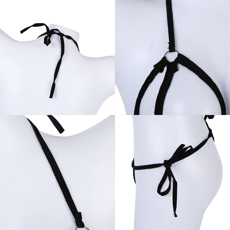 European And American Sexy Underwear Women Three-Point Sexy Bikini Bra T Pants Temptation Sexy Suit
European And American Sexy Underwear Women Three-Point Sexy Bikini Bra T Pants Temptation Sexy Suit