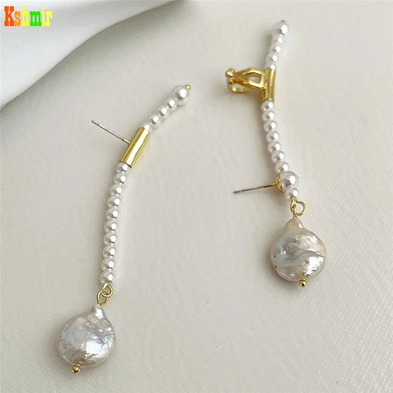 Kshmir Design natural freshwater pearl earrings feminine fashion irregular pearl earrings earrings girl ornaments jewelry gifts
Kshmir Design natural freshwater pearl earrings feminine fashion irregular pearl earrings earrings girl ornaments jewelry gifts