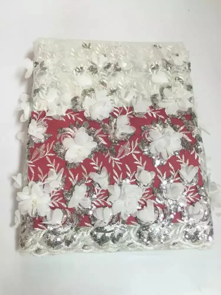 Горячая Распродажа, высококачественные африканские кружевные ткани с вышивкой из бисера, африканский тюль, кружевная Ткань 5 ярдов, кружевн... 
Горячая Распродажа, высококачественные африканские кружевные ткани с вышивкой из бисера, африканский тюль, кружевная Ткань 5 ярдов, кружевн...