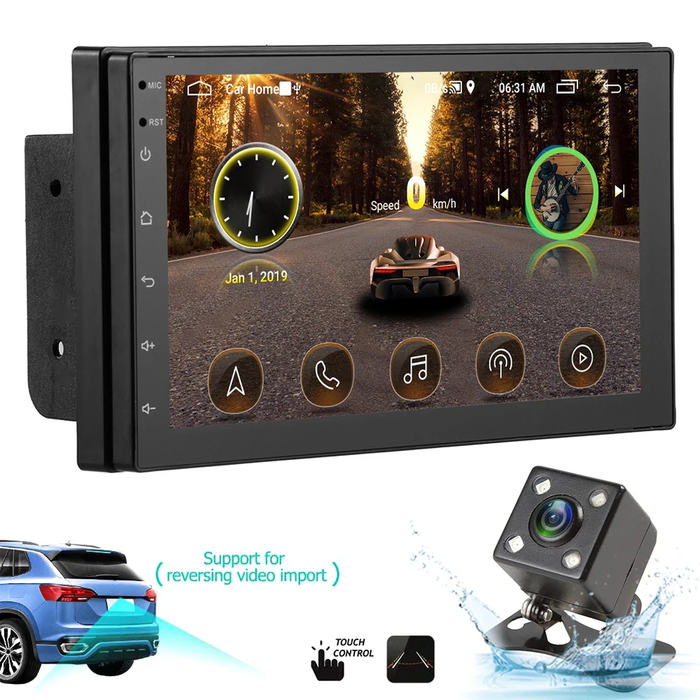 7Inches HD Car Bluetooth MP5 Player 9218S Android 8.1 System USB Car Universal GPS Navigation Integrated Phone Connection Video
7Inches HD Car Bluetooth MP5 Player 9218S Android 8.1 System USB Car Universal GPS Navigation Integrated Phone Connection Video