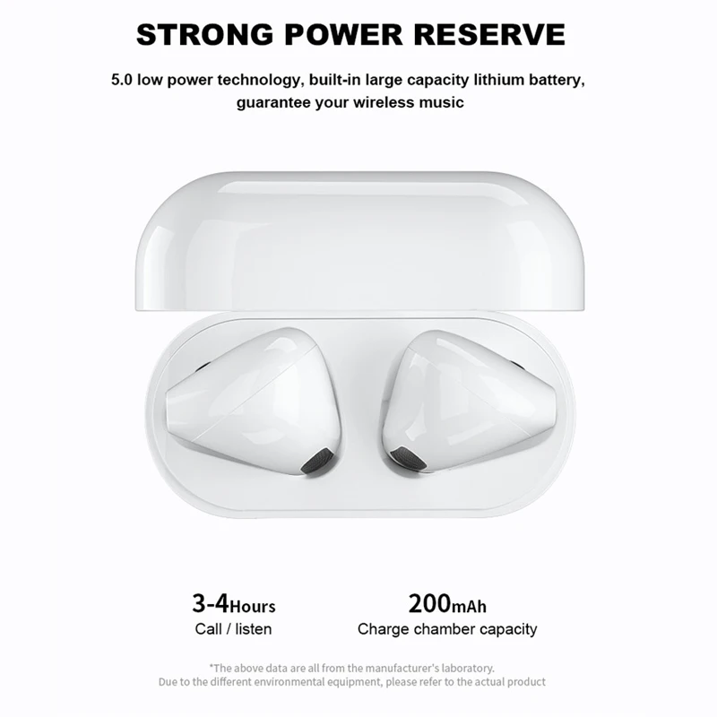 Pro 4 Bluetooth Earphones TWS HD Call Wireless Headphone HiFi Music Earbuds Sports Runing Headset For All Smart Phone
Pro 4 Bluetooth Earphones TWS HD Call Wireless Headphone HiFi Music Earbuds Sports Runing Headset For All Smart Phone