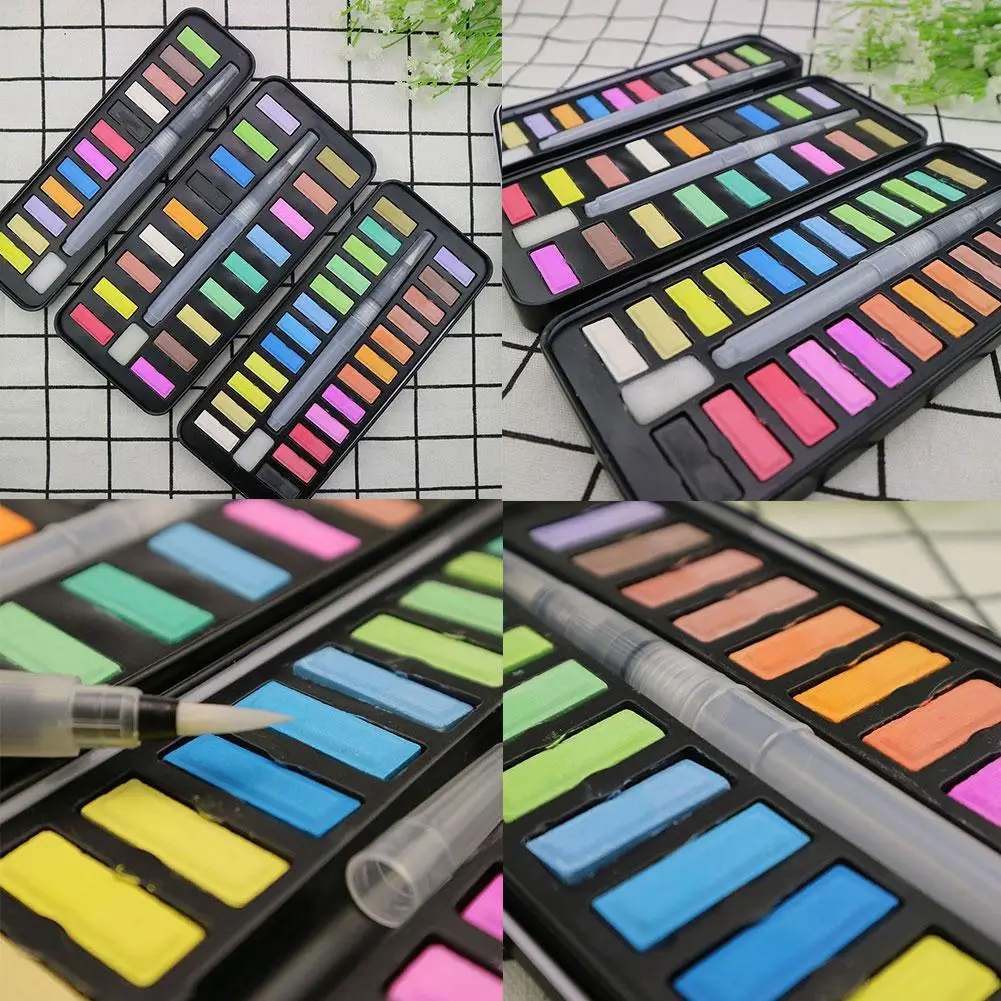 Brand New Watercolor Paint Set Portable Painting Watercolor Flowers Pen Supplies Art Painting Interesting Watercolor Very Z1J0
Brand New Watercolor Paint Set Portable Painting Watercolor Flowers Pen Supplies Art Painting Interesting Watercolor Very Z1J0