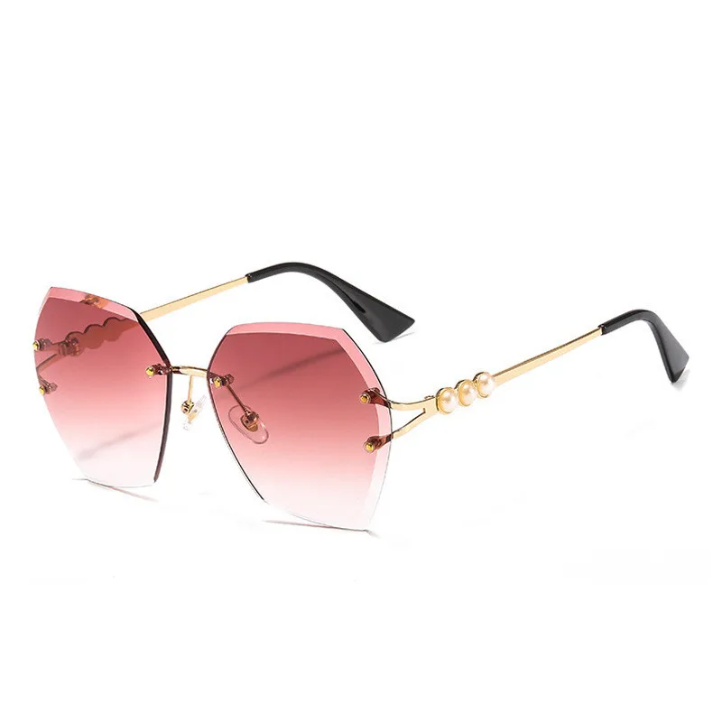 2021 Rimless Sunglasses For Women Popular Gradient Square Pearl Decor Polygon Lens Ladies Rimless Eyeglasses Luxury Sun Glasses 
2021 Rimless Sunglasses For Women Popular Gradient Square Pearl Decor Polygon Lens Ladies Rimless Eyeglasses Luxury Sun Glasses