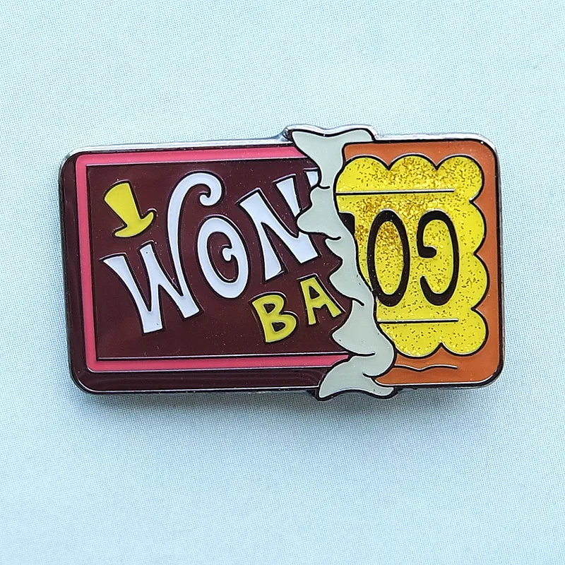 Wonka Chocolate Bar Enamel Brooch Pin Backpack Hat Bag Collar Lapel Pins Badges Women Men's Fashion Jewelry Accessories
Wonka Chocolate Bar Enamel Brooch Pin Backpack Hat Bag Collar Lapel Pins Badges Women Men's Fashion Jewelry Accessories