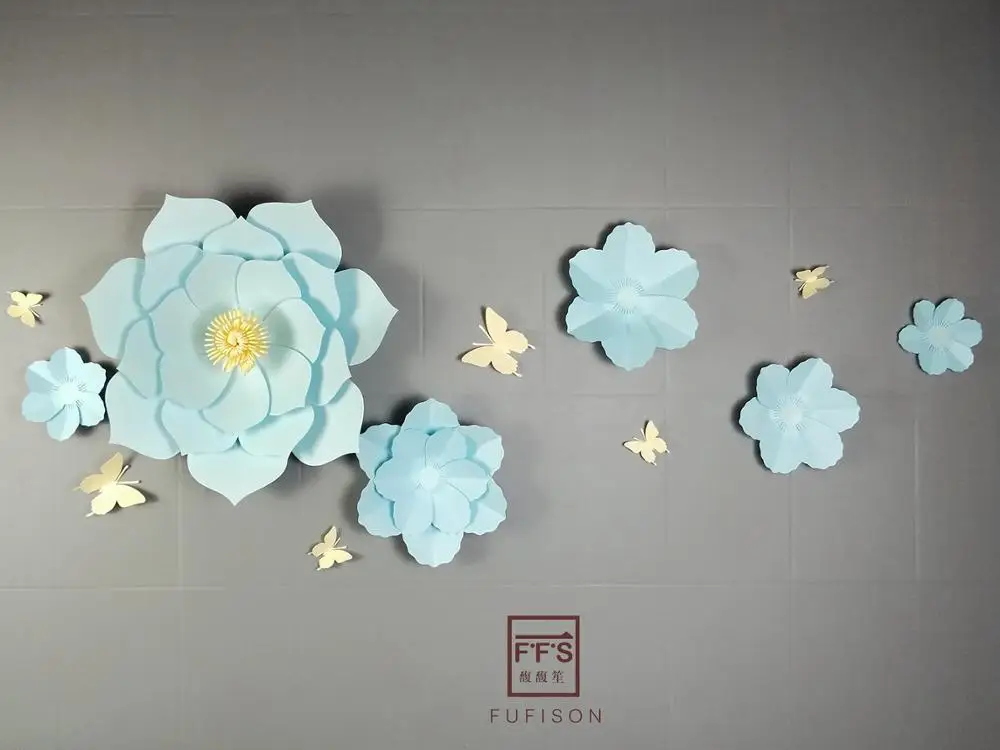 FFS 3D artificial Flowers Set Room Decoration lantern butterfly decoration party wedding Wall Decoration
FFS 3D artificial Flowers Set Room Decoration lantern butterfly decoration party wedding Wall Decoration