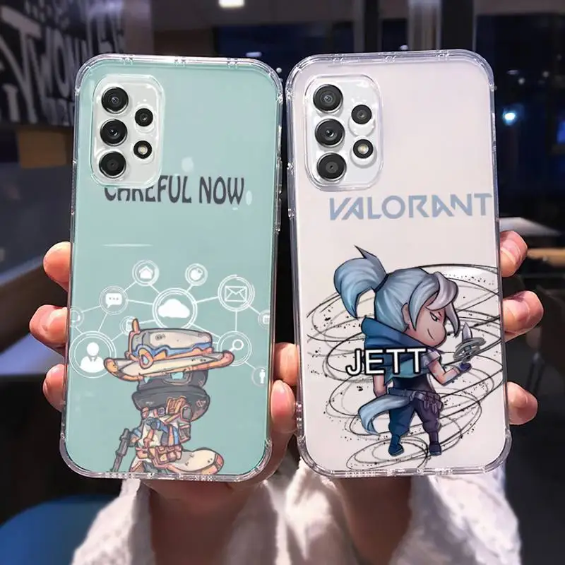 Luxury cool Valorant Phone Case for Samsung A 51 50 52 12 21s 31 40 70 71 note S 20 10 21 ultra plus fe clear coque shell
Luxury cool Valorant Phone Case for Samsung A 51 50 52 12 21s 31 40 70 71 note S 20 10 21 ultra plus fe clear coque shell