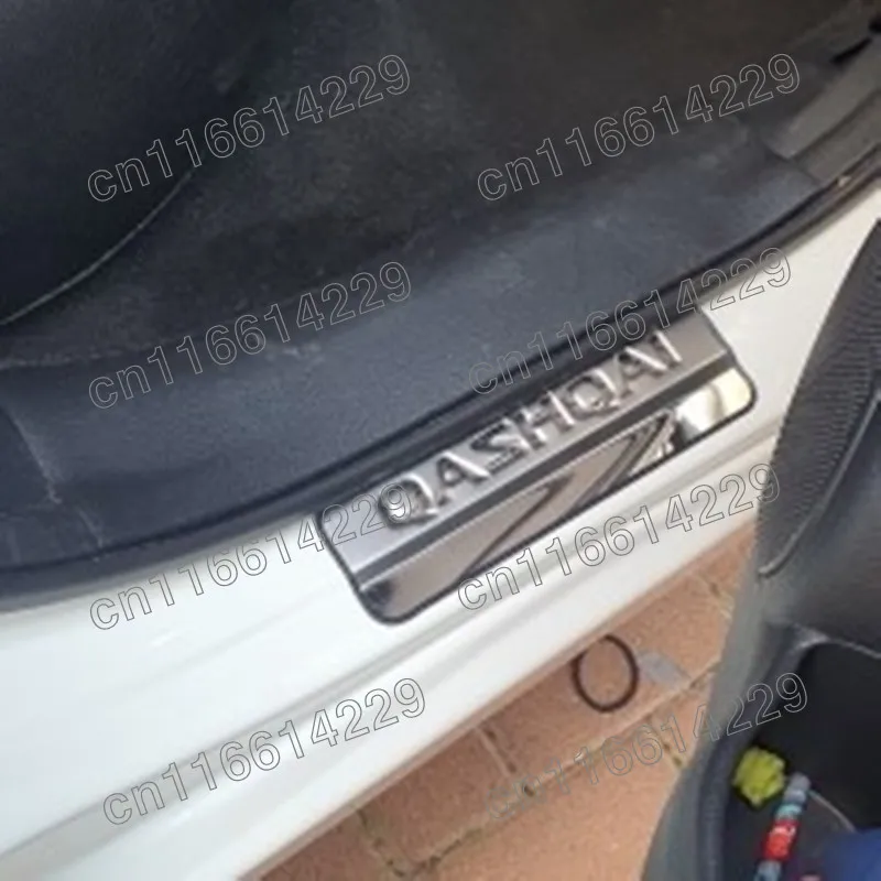 Для Nissan Qashqai 2007-2019 J10 J11 дверной порог из нержавеющей стали/Накладка/Порог 4 шт./компл. 
Для Nissan Qashqai 2007-2019 J10 J11 дверной порог из нержавеющей стали/Накладка/Порог 4 шт./компл.