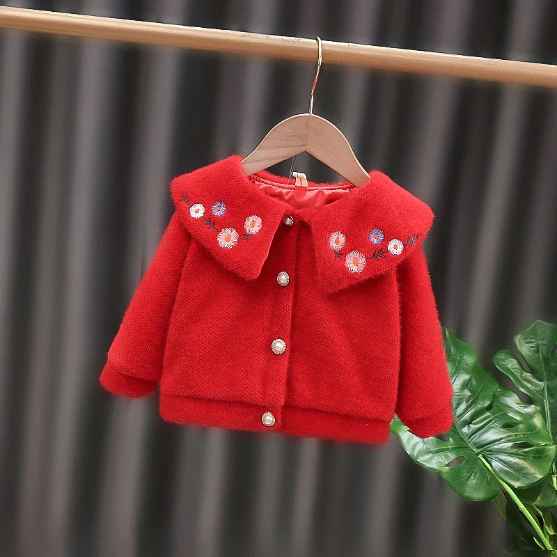 Winter Autumn Baby Girls Coat Long Sleeve Fashion Casual Cute Flowers Kids Clothes Clothing Children Outerwear Woolen Coat 1-3T
Winter Autumn Baby Girls Coat Long Sleeve Fashion Casual Cute Flowers Kids Clothes Clothing Children Outerwear Woolen Coat 1-3T