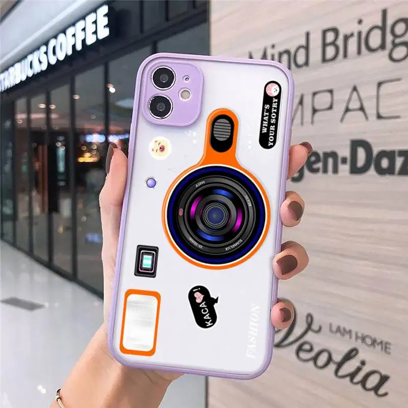 Fashion luxury camera Phone Cases Matte Transparent For iPhone 12 Mini 11 Pro XR XS Max 7 8 Plus
Fashion luxury camera Phone Cases Matte Transparent For iPhone 12 Mini 11 Pro XR XS Max 7 8 Plus