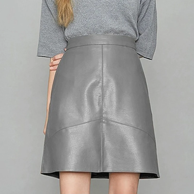Autumn Winter Sheepskin High Waist Genuine Leather Small Real Leather Skirt Female Korean A-line Package Hip Women Skirt
Autumn Winter Sheepskin High Waist Genuine Leather Small Real Leather Skirt Female Korean A-line Package Hip Women Skirt