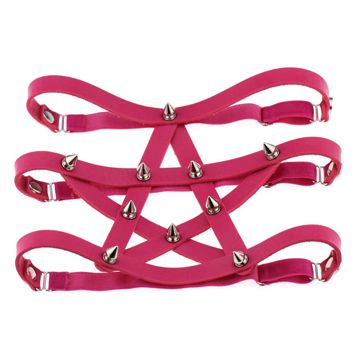 Sexy Garter Women Belts Punk Strap Leg Ring Bondage Gothic Female Elasticity Heart Faux Leather Harness Tight Suspender
Sexy Garter Women Belts Punk Strap Leg Ring Bondage Gothic Female Elasticity Heart Faux Leather Harness Tight Suspender