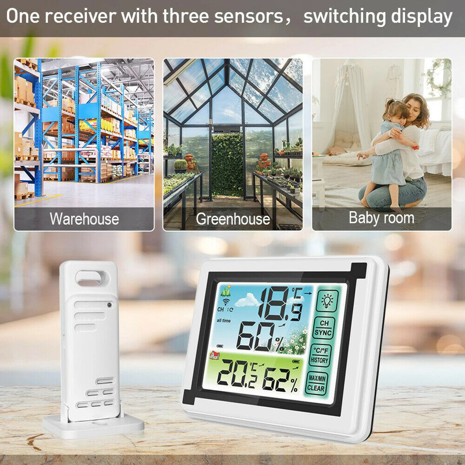 Комнатный и уличный беспроводной цифровой Термогигрометр, метеостанция с монитором температуры и влажности, часы с гигрометром
Комнатный и уличный беспроводной цифровой Термогигрометр, метеостанция с монитором температуры и влажности, часы с гигрометром