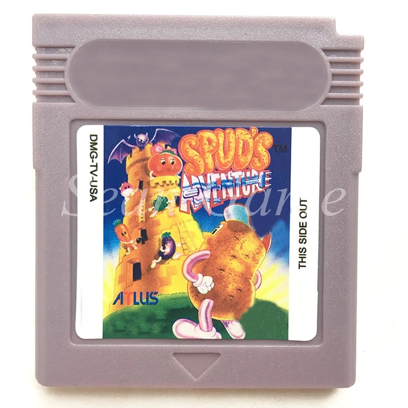 16 Bit Handheld Console Video Game Cartridge Card For Spud Adventure Version the First Collection
16 Bit Handheld Console Video Game Cartridge Card For Spud Adventure Version the First Collection