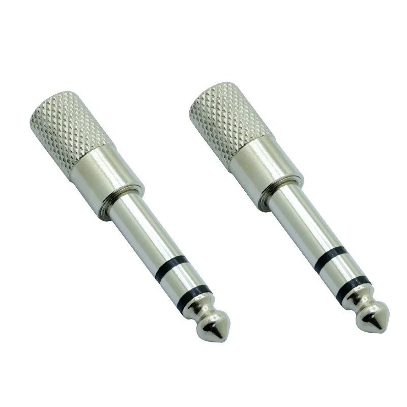 100pcs/lot 6.35mm 3 Poles Stereo Male Plug to 3.5mm Stereo Female Jack Socket Audio Adapter Nickel Plated Audio Connector
100pcs/lot 6.35mm 3 Poles Stereo Male Plug to 3.5mm Stereo Female Jack Socket Audio Adapter Nickel Plated Audio Connector