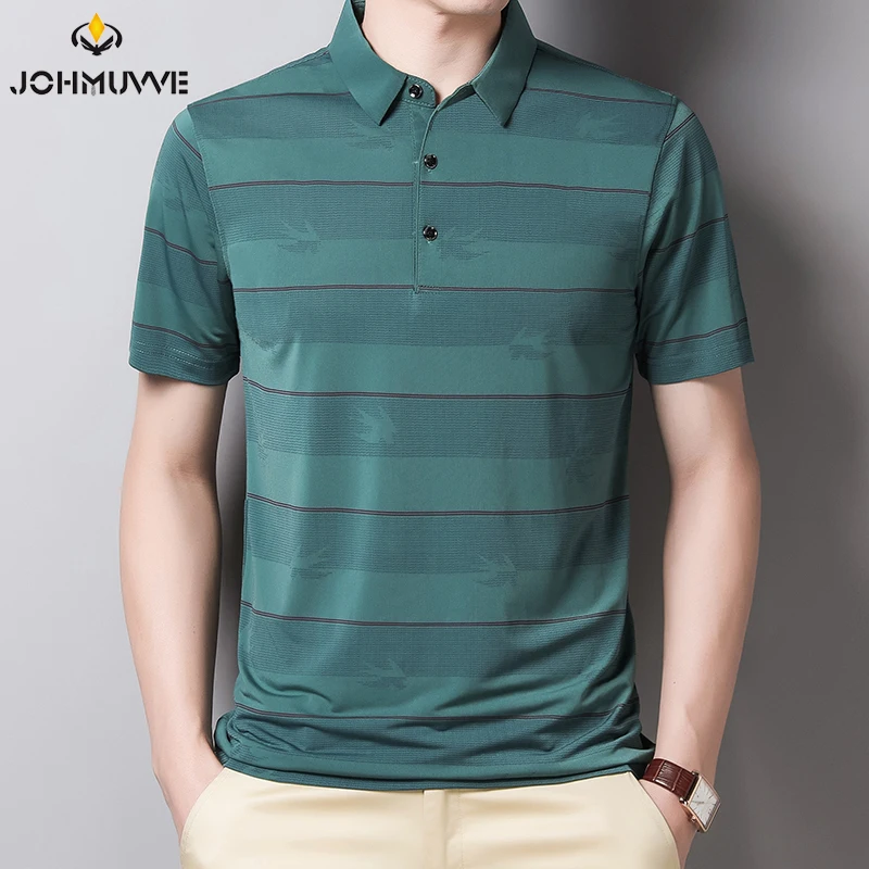 JOHMUVVE New Ariival Men Fashion Polo T-shirt Short Sleeve Casual Business Shirts T-shirts Cotton Clothing Polo Summer Shirt
JOHMUVVE New Ariival Men Fashion Polo T-shirt Short Sleeve Casual Business Shirts T-shirts Cotton Clothing Polo Summer Shirt