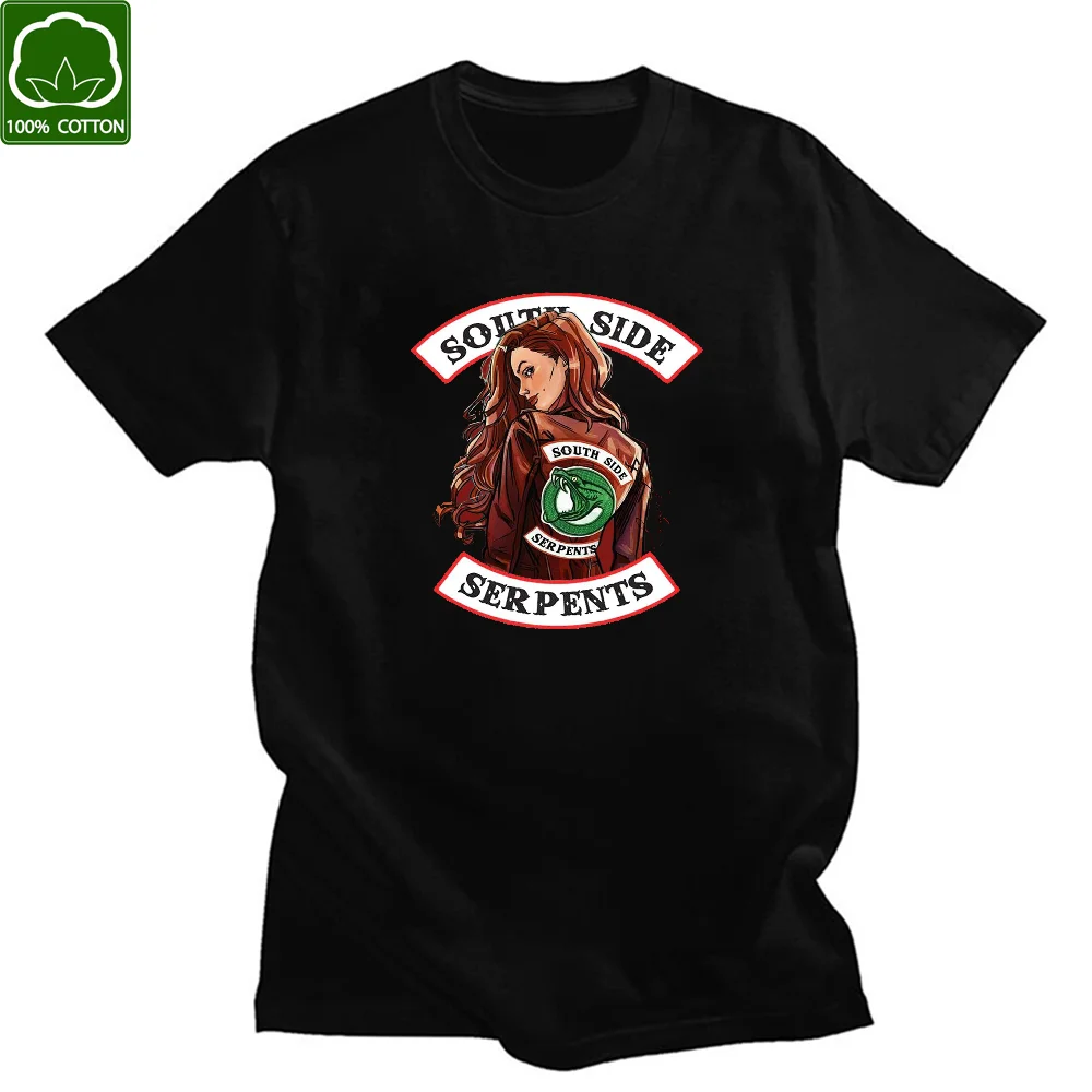 TV Riverdale snake Unisex 2021 T shirt Tee Cotton Short sleeve t-shirt Fashion Cool Male female Harajuku Hip Hop Kawaii Femme
TV Riverdale snake Unisex 2021 T shirt Tee Cotton Short sleeve t-shirt Fashion Cool Male female Harajuku Hip Hop Kawaii Femme
