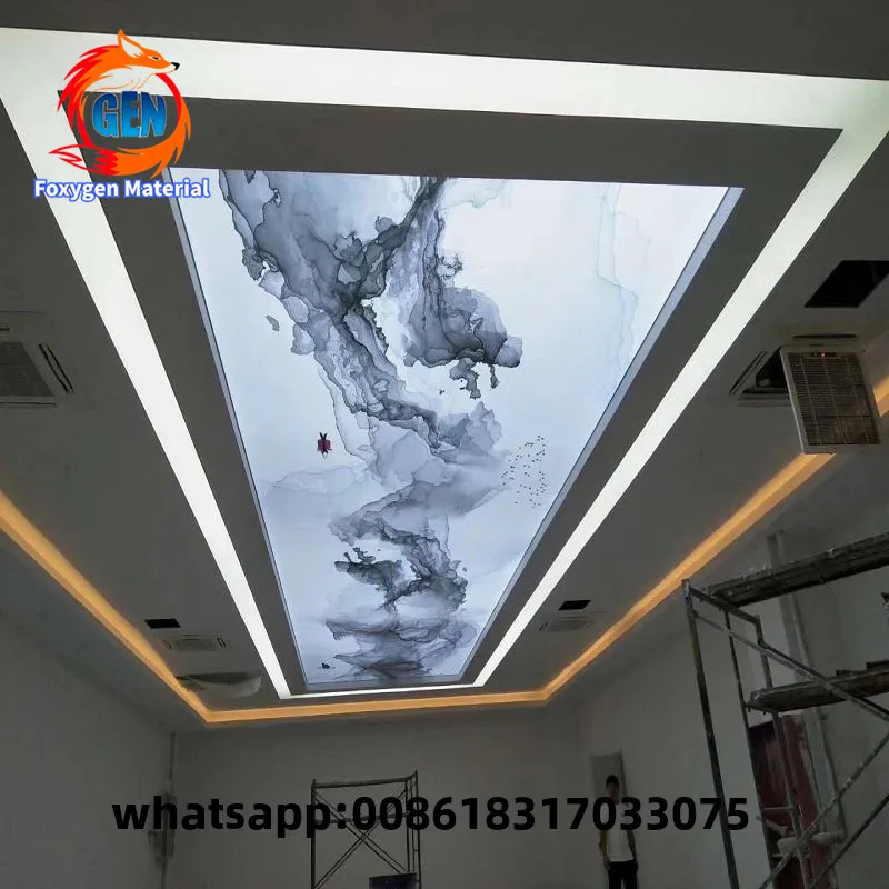 modern decoration multi function PVC printed lighting box film 
modern decoration multi function PVC printed lighting box film