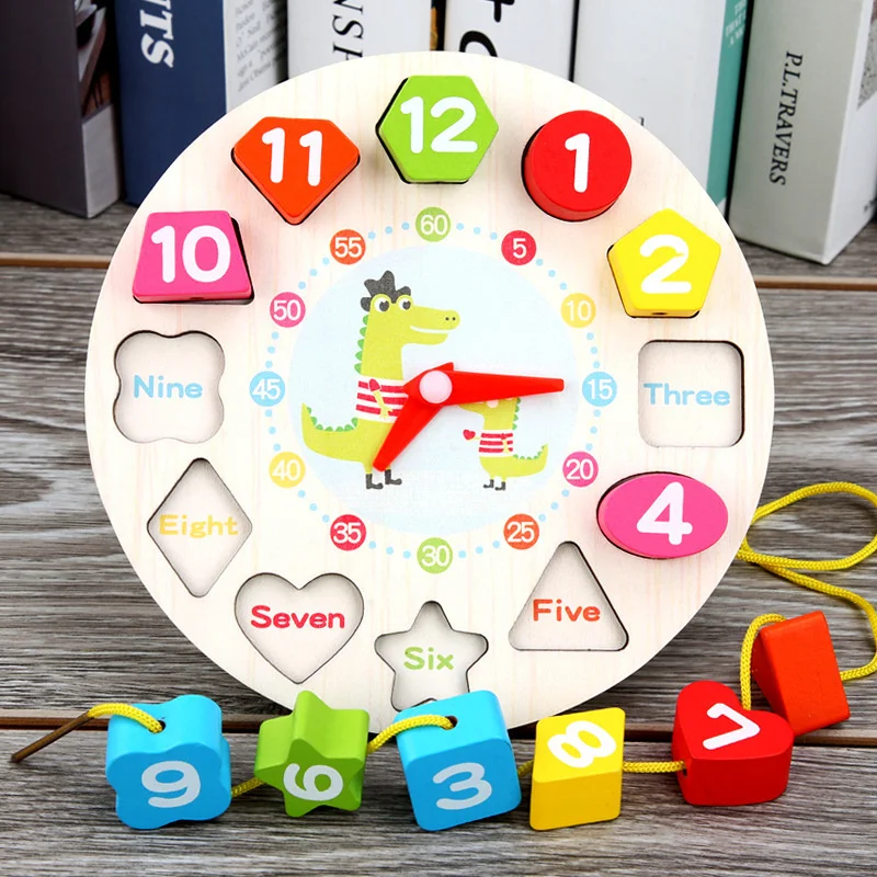 Montessori Cartoon Animal Educational Wooden Beaded Geometry Digital Clock Puzzles Gadgets Matching Clock Toy For Children
Montessori Cartoon Animal Educational Wooden Beaded Geometry Digital Clock Puzzles Gadgets Matching Clock Toy For Children