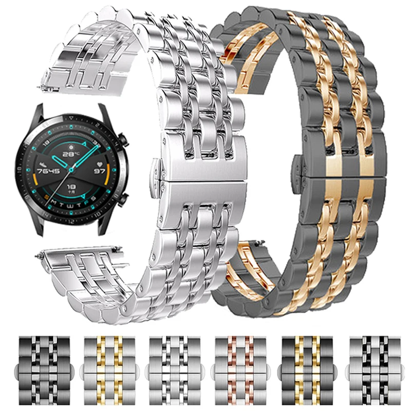 Ремешок из нержавеющей стали для HUAWEI WATCH GT 2 46 мм 42 мм GT2 Pro, металлический браслет для наручных часов HONOR Magic ES 20 мм 22 мм
Ремешок из нержавеющей стали для HUAWEI WATCH GT 2 46 мм 42 мм GT2 Pro, металлический браслет для наручных часов HONOR Magic ES 20 мм 22 мм