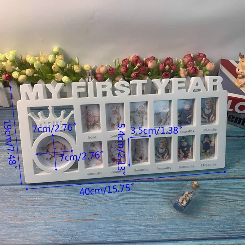 U50F My First Year Baby Keepsake Frame 0-12 Months Pictures Photo Frame Souvenirs Kids Growing Memory Gifts
U50F My First Year Baby Keepsake Frame 0-12 Months Pictures Photo Frame Souvenirs Kids Growing Memory Gifts