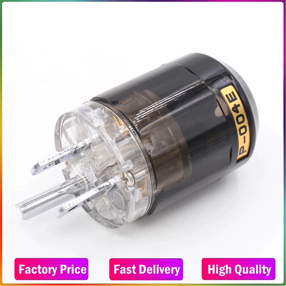 High Quality Rhodium Plated P-004 US Male Power Plug hifi US Connector