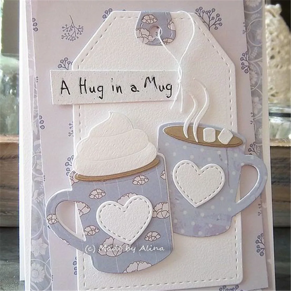 DIY Embossing Metal Cutting Dies Love Heart Coffee Tea Cup Stencils For Scrapbooking Wedding Album Christmas Cards Craft Dies
DIY Embossing Metal Cutting Dies Love Heart Coffee Tea Cup Stencils For Scrapbooking Wedding Album Christmas Cards Craft Dies