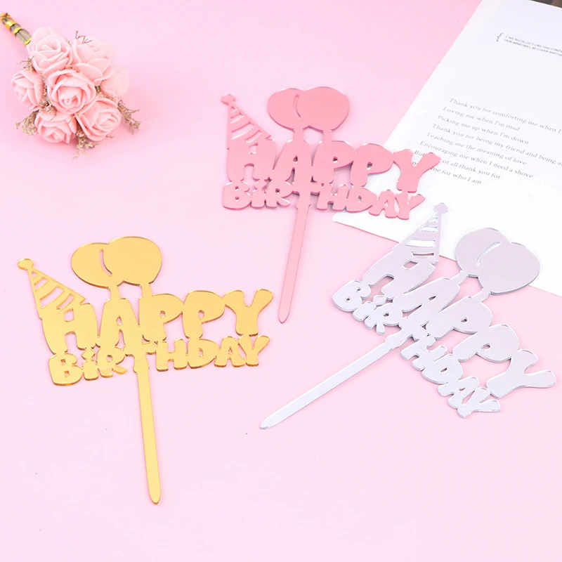 Cake Topper Wedding Anniversary Happy Birthday CakeTop Flags For Birthday Party Cupcake Toppers Baking Decor Supplies
Cake Topper Wedding Anniversary Happy Birthday CakeTop Flags For Birthday Party Cupcake Toppers Baking Decor Supplies