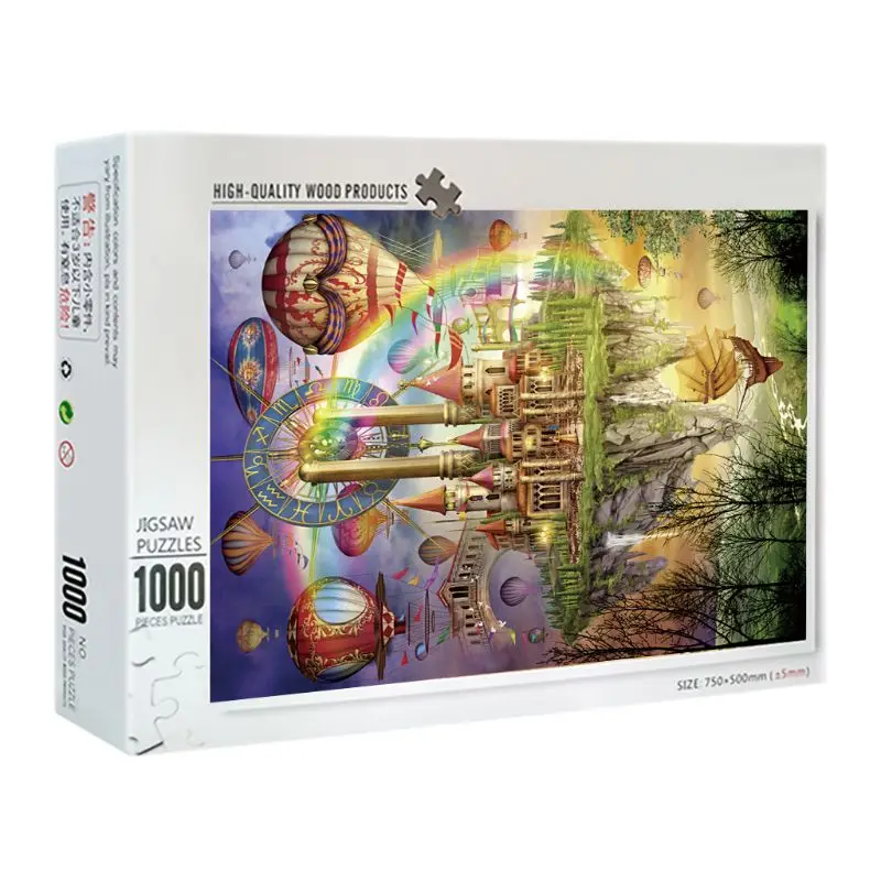 1000 Pieces Rainbow Kingdom Puzzles Wooden Jigsaw Puzzles Floor Puzzle Intellectual Game Learning Education Decompressi
1000 Pieces Rainbow Kingdom Puzzles Wooden Jigsaw Puzzles Floor Puzzle Intellectual Game Learning Education Decompressi