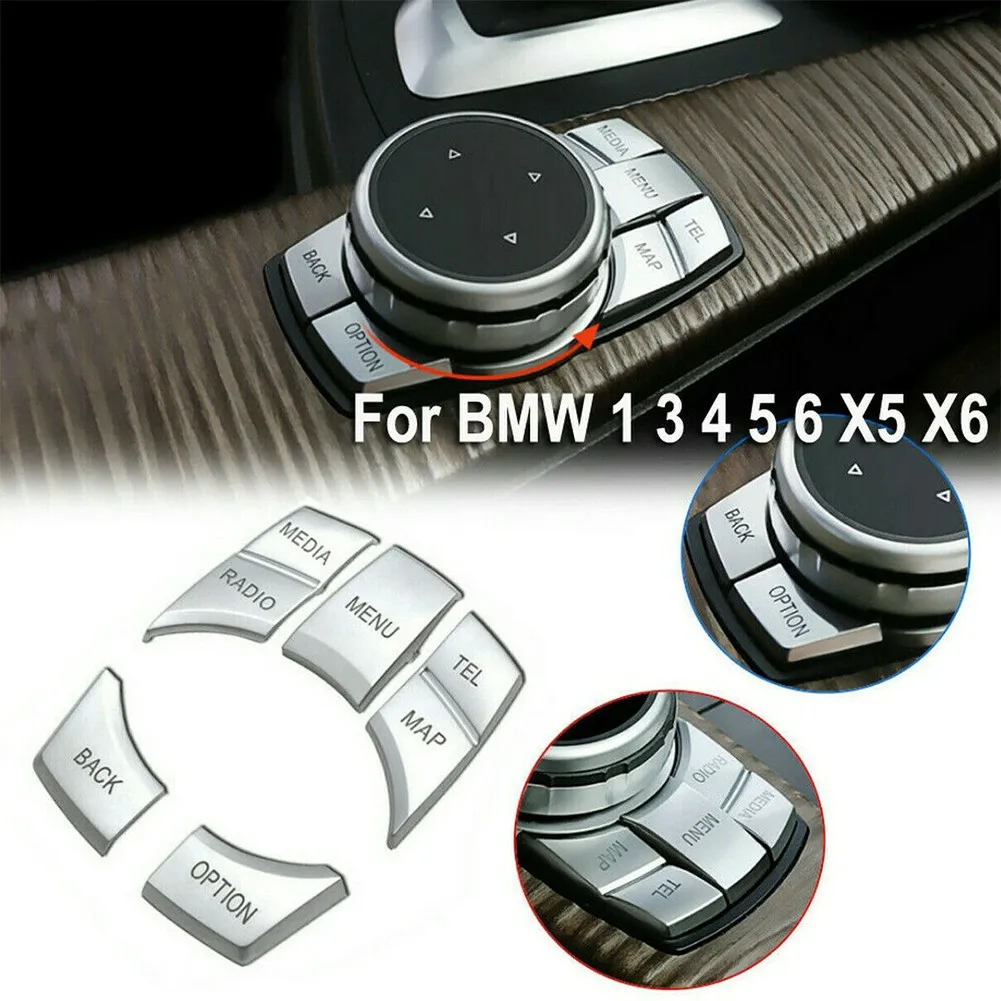 Car Silver Replacement Car Interior Stickers ABS Chrome Multi-Media 7 Button Cover Decor Trim For BMW 3 4 5 6 X5 X6 Series
Car Silver Replacement Car Interior Stickers ABS Chrome Multi-Media 7 Button Cover Decor Trim For BMW 3 4 5 6 X5 X6 Series