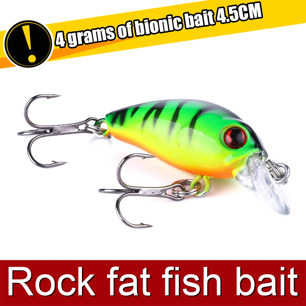 5/8pcs Crankbait Artificial Mixed Colors Mini Hard Bait Wobbler Fishing Lure Swimbait ABS Material Fishing Tackle 4.5cm 4g
5/8pcs Crankbait Artificial Mixed Colors Mini Hard Bait Wobbler Fishing Lure Swimbait ABS Material Fishing Tackle 4.5cm 4g