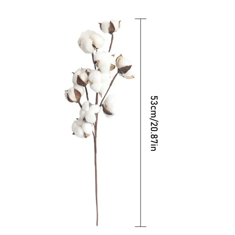 23 "Cotton Stem, 10 Cotton Heads, Fake Cotton, Creative Personality, 5 Pieces Of Plant Decoration For Farmhouse Decoratio
23 "Cotton Stem, 10 Cotton Heads, Fake Cotton, Creative Personality, 5 Pieces Of Plant Decoration For Farmhouse Decoratio