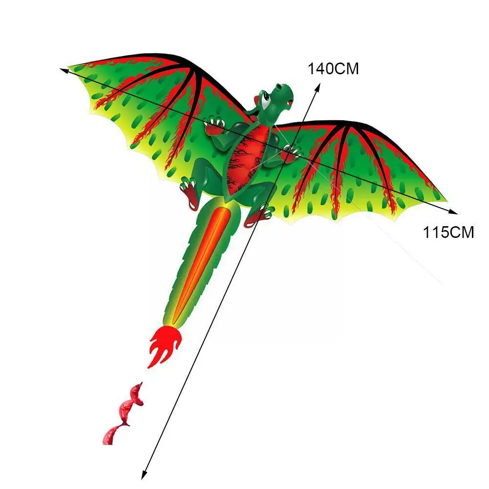 Classic 3D Stereo Kite Green Cute Dinosaur Fun Outdoors Single Flying With Portable Toys Game Activity Children Tail Adults B8O5
Classic 3D Stereo Kite Green Cute Dinosaur Fun Outdoors Single Flying With Portable Toys Game Activity Children Tail Adults B8O5