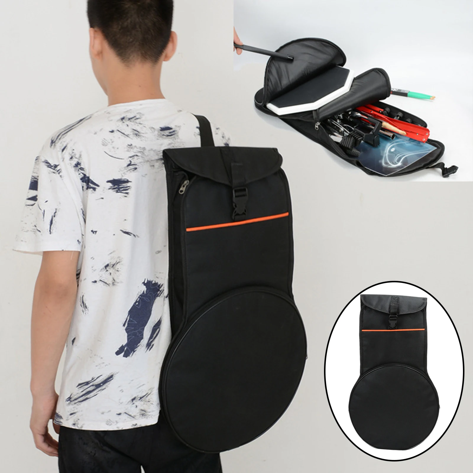 Portable 12 Inch Dumb Drum Bags Storage Bag Shoulder Bag Drum Pad Adjustable Straps with Zipper Percussion Instrument
Portable 12 Inch Dumb Drum Bags Storage Bag Shoulder Bag Drum Pad Adjustable Straps with Zipper Percussion Instrument
