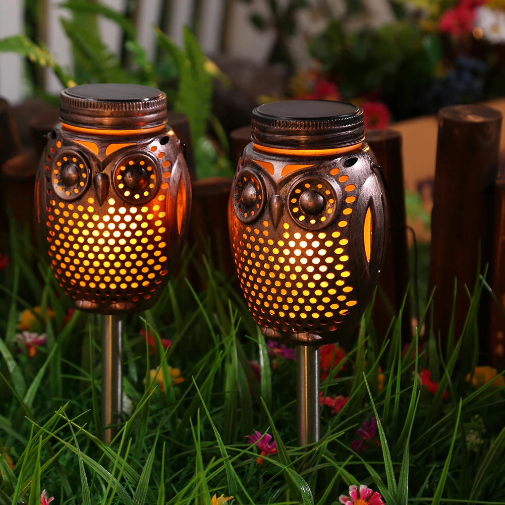 2pcs Solar Powered Garden Light LED Owl Lawn Decor Stake Outdoor Patio Walkway Yard Path Landscape Decoration Night Lighting
2pcs Solar Powered Garden Light LED Owl Lawn Decor Stake Outdoor Patio Walkway Yard Path Landscape Decoration Night Lighting