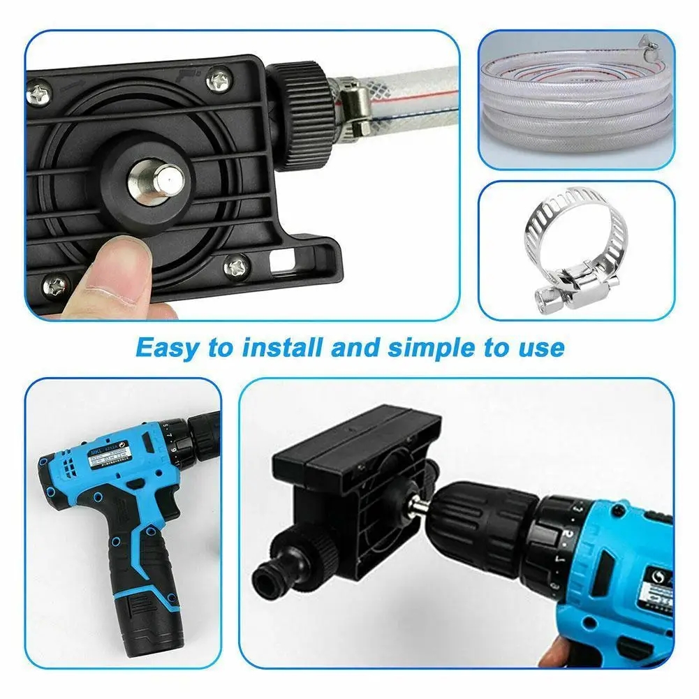 Electric Drill Pump Self Priming Transfer Pumps Oil Self-Priming Hand Round Pump Shank Portable Heavy Duty Fluid Water F3G3
Electric Drill Pump Self Priming Transfer Pumps Oil Self-Priming Hand Round Pump Shank Portable Heavy Duty Fluid Water F3G3