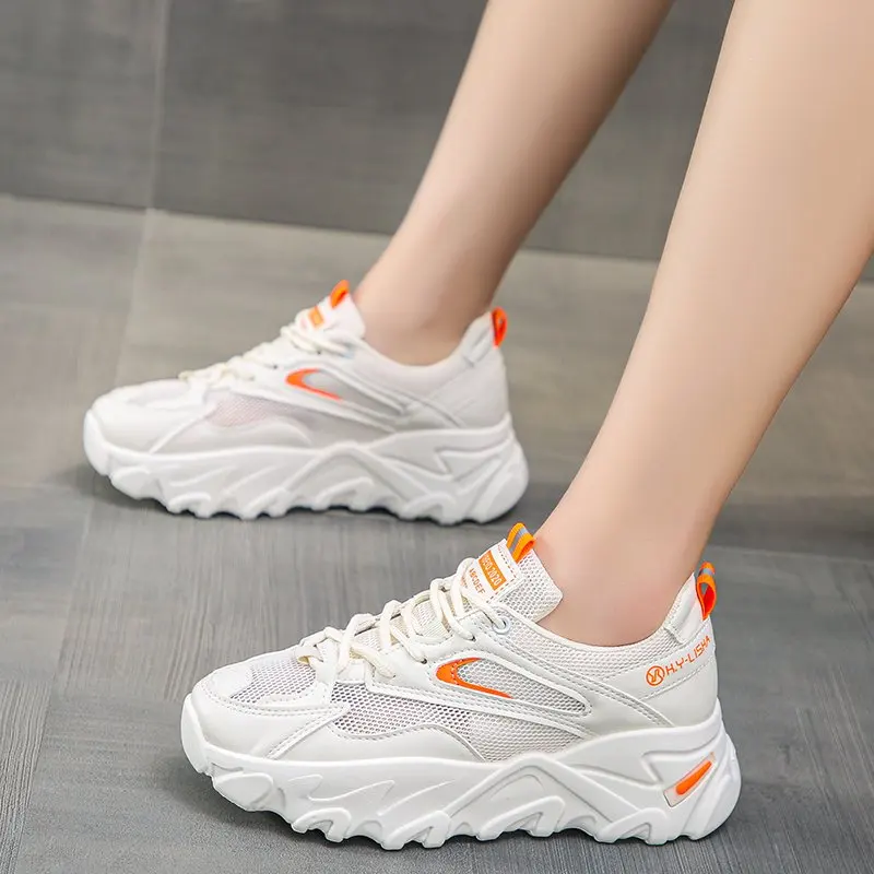 Spring Platform Sneakers Women Shoes Thick Bottom Chunky Sneakers Breathable Mixed Colors Casual Dad Shoes Woman 2021
Spring Platform Sneakers Women Shoes Thick Bottom Chunky Sneakers Breathable Mixed Colors Casual Dad Shoes Woman 2021