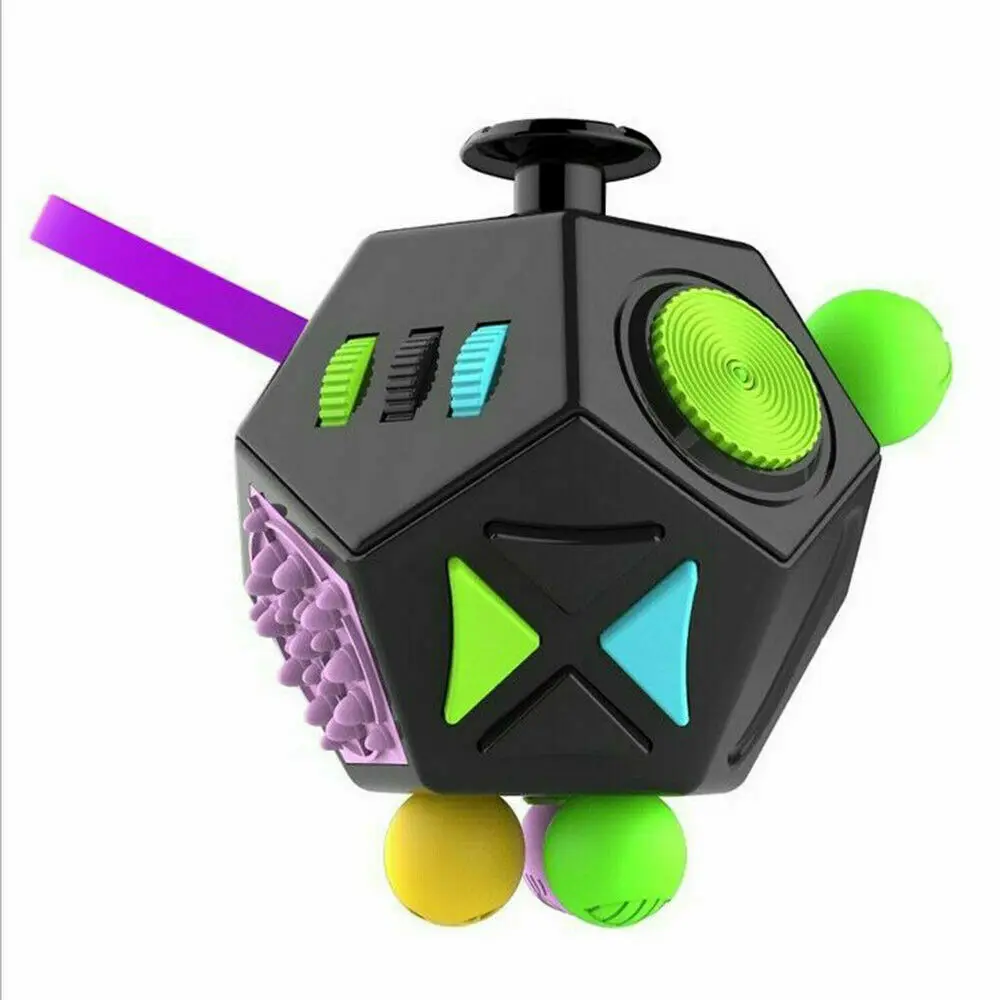 12 Sides Fidget Spinner For Anti Stress Autism ADHD Anxiety Magic Dice Relieve Boredom Antistrss Hand Finger Cube Toy
12 Sides Fidget Spinner For Anti Stress Autism ADHD Anxiety Magic Dice Relieve Boredom Antistrss Hand Finger Cube Toy