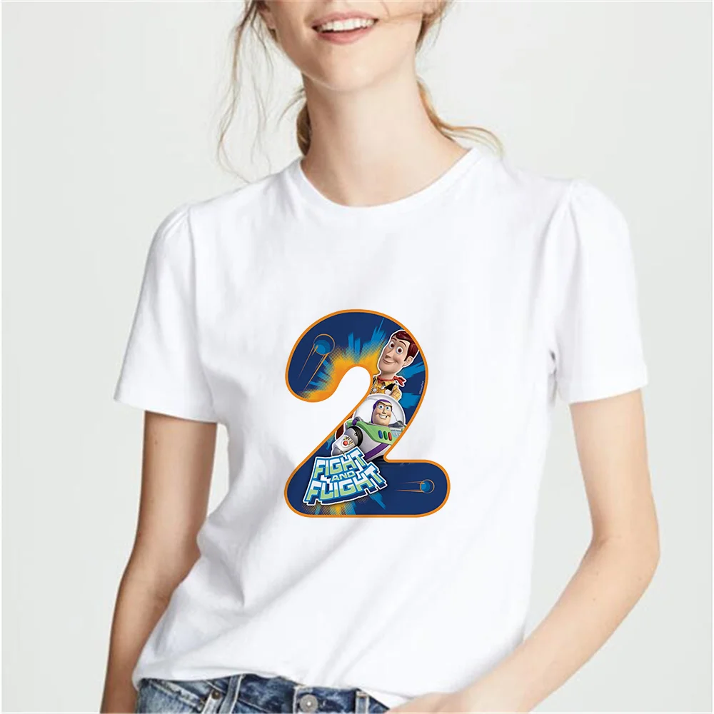 Disney Women T Shirt Toy Story Tshirt Summer Number Print Short Sleeve Loose Student Women's Tops Drop Ship
Disney Women T Shirt Toy Story Tshirt Summer Number Print Short Sleeve Loose Student Women's Tops Drop Ship