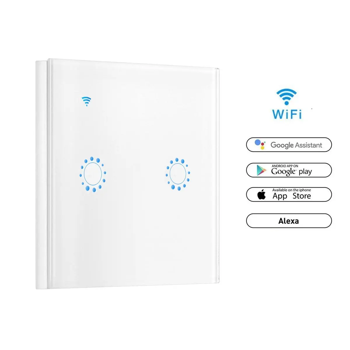 CBE умный дом автоматизация сенсорный выключатель ЕС Великобритания EWelink WiFi настенный выключатель Голосовое управление 1/2/3 Gang работает с Alexa ...
CBE умный дом автоматизация сенсорный выключатель ЕС Великобритания EWelink WiFi настенный выключатель Голосовое управление 1/2/3 Gang работает с Alexa ...