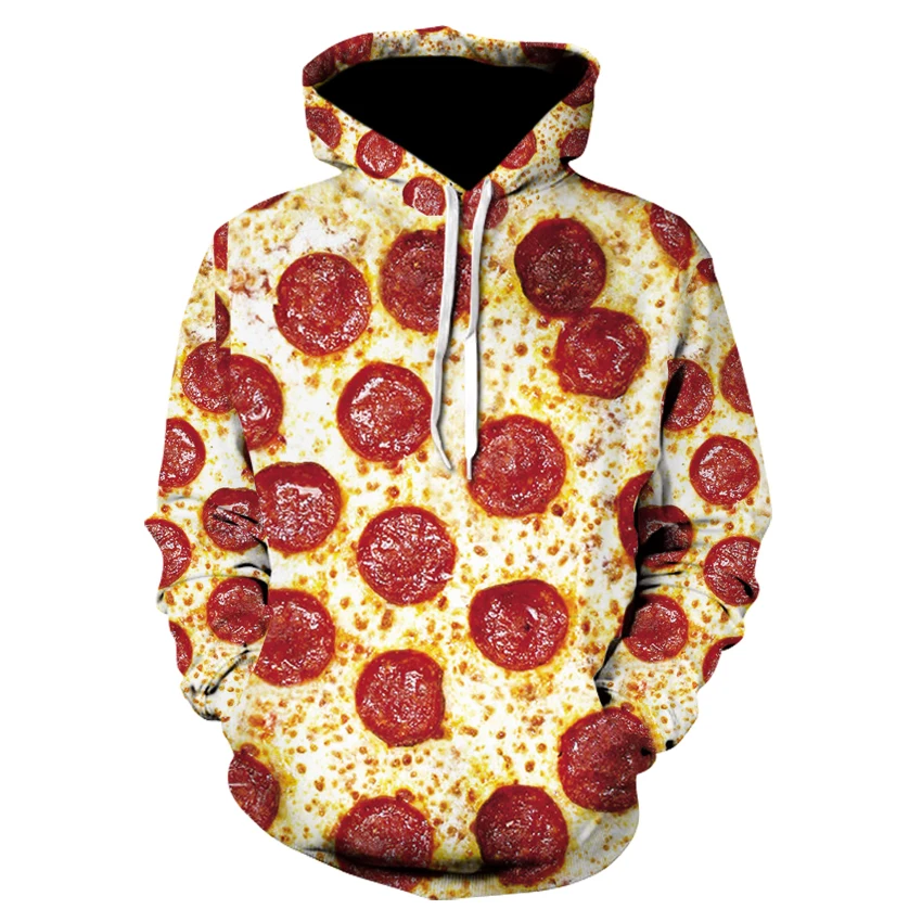 New Harajuku Fashion Casual Sweatshirts Unisex 3d sweatshirt Cheese Sausage Pizza Hoodies funny Pullovers graphic streetwear
New Harajuku Fashion Casual Sweatshirts Unisex 3d sweatshirt Cheese Sausage Pizza Hoodies funny Pullovers graphic streetwear