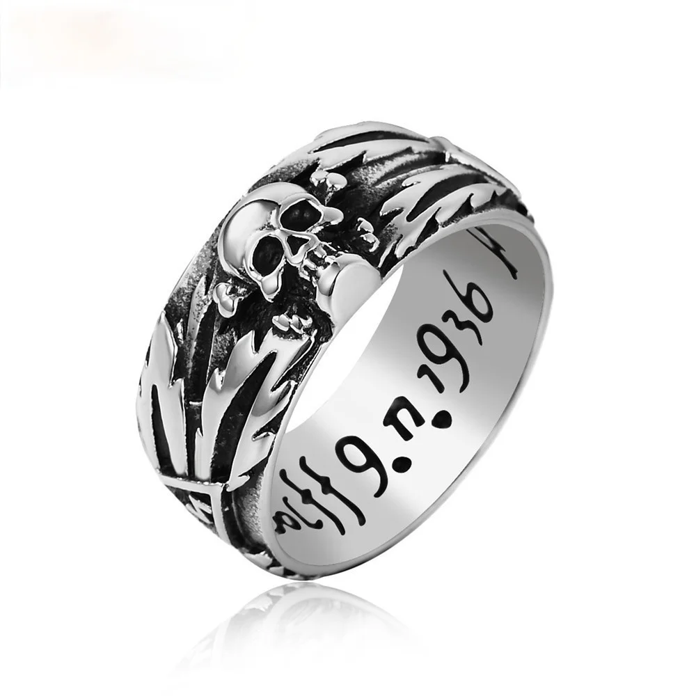 Megin D Punk Stainless Steel Men's Retro Carving Crucifix Skeleton High Grade Rings for Men Couple Friend Gift Design Jewelry
Megin D Punk Stainless Steel Men's Retro Carving Crucifix Skeleton High Grade Rings for Men Couple Friend Gift Design Jewelry