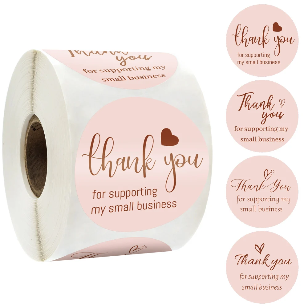 1.5" Thank You Stickers 500pcs Round for Supporting My Small Business Labels Pink Sealing Stickers for Business Gift Packaging
1.5" Thank You Stickers 500pcs Round for Supporting My Small Business Labels Pink Sealing Stickers for Business Gift Packaging