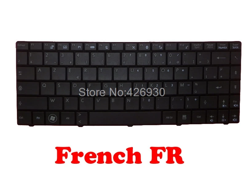 FR IT клавиатура для MSI X320 X300 X340 U230 S1N-1EIT2A1-SA0 V103522AK1 S1N-1EFR291-SA0 S1N-1EUS221-SA0 V109345A | Компьютеры