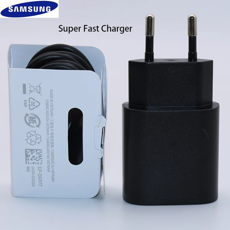 Original Samsung S21 S20 5G 25w Charger Surper Fast Charge Usb Type C Pd PPS Quick Charging EU For Galaxy Note 20 Ultra 10
Original Samsung S21 S20 5G 25w Charger Surper Fast Charge Usb Type C Pd PPS Quick Charging EU For Galaxy Note 20 Ultra 10