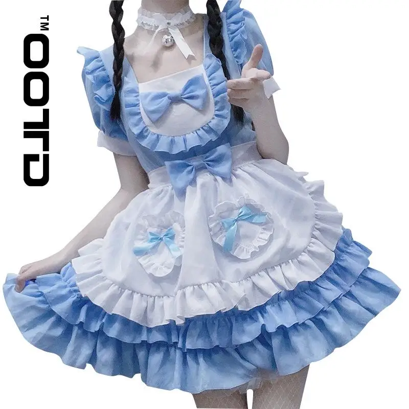 OOTD 2021 New Fashion Original Japanese Sexy Cream Sweet Maid Outfit Pure Blue Lolita Dresses Lovely Baroque Tutu Skirt
OOTD 2021 New Fashion Original Japanese Sexy Cream Sweet Maid Outfit Pure Blue Lolita Dresses Lovely Baroque Tutu Skirt